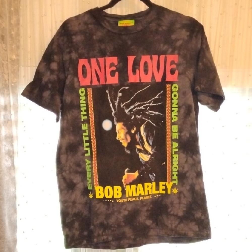 One Love Bob Marley Shoe Palace Graphic T-Shirt, Size: S